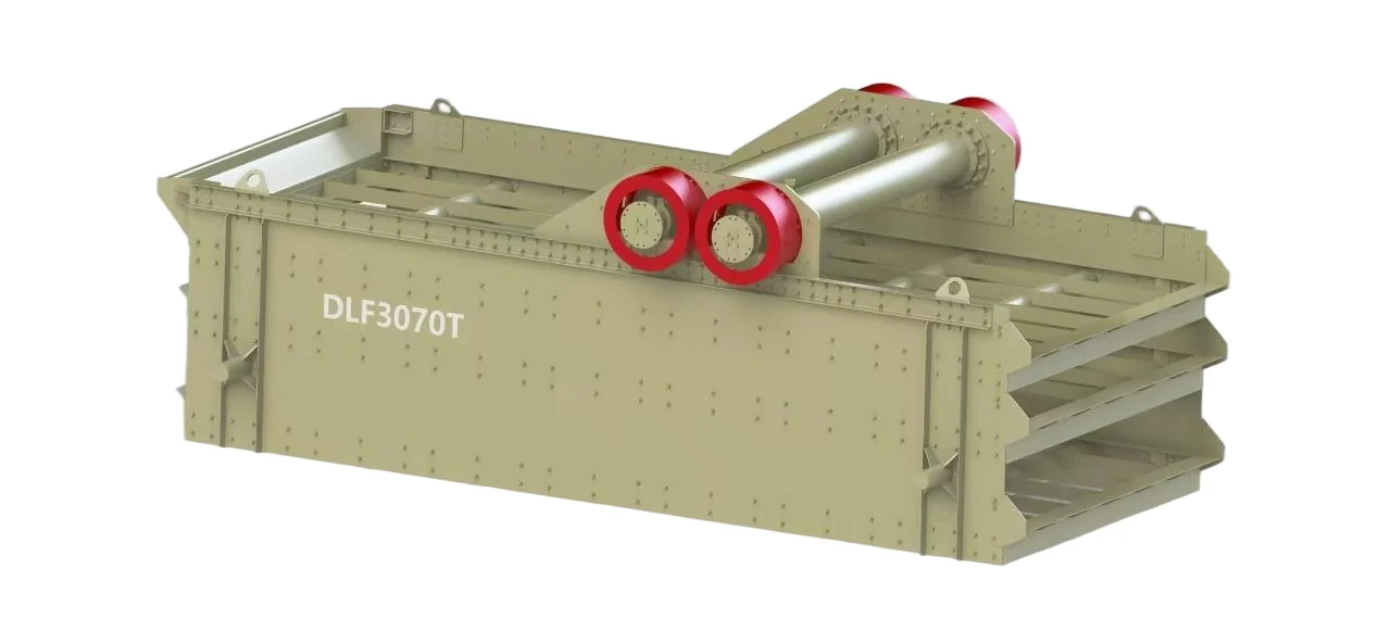 Horizontal vibrating screen