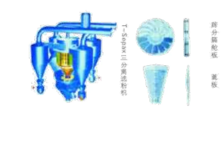 Rotor powder classifier structural illustration