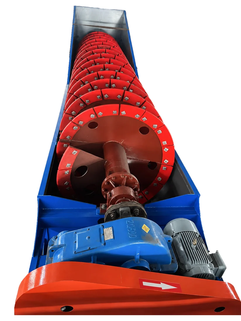 Spiral sand washer