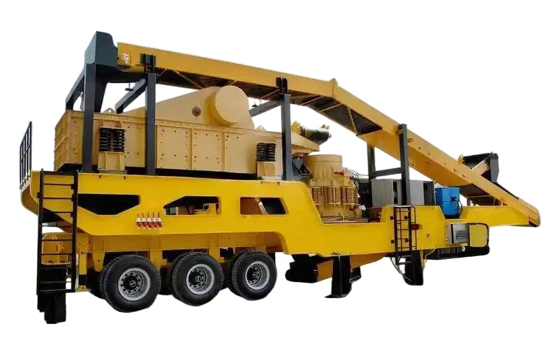 Mobile crushing equipment